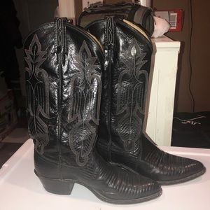 Dan post real leather cowboy boots